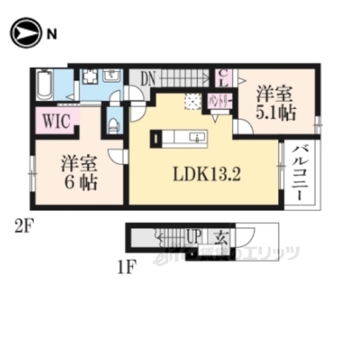 グラースアンジュの間取り