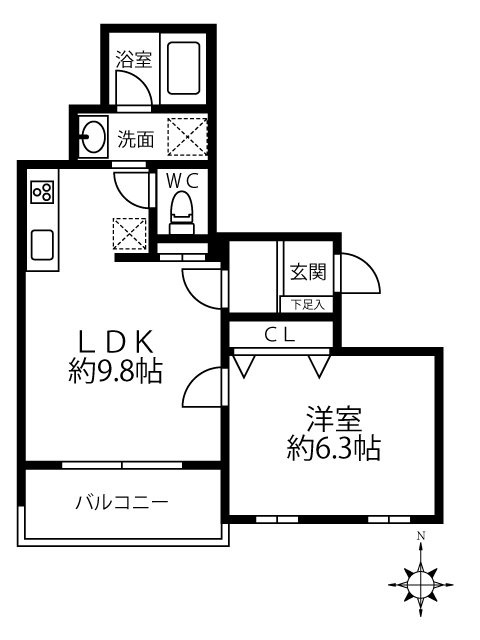 グランシャリオ・アイの間取り