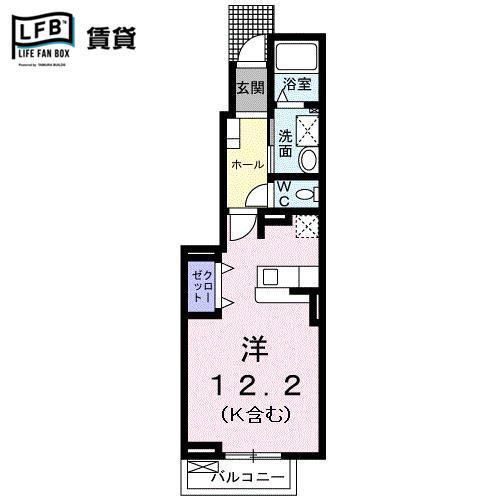 メゾン　カルムの間取り