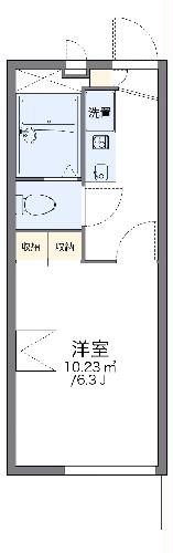 レオパレスパークサイドグレースの間取り