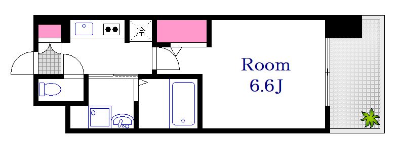 S-RESIDENCE国泰寺町一丁目の間取り