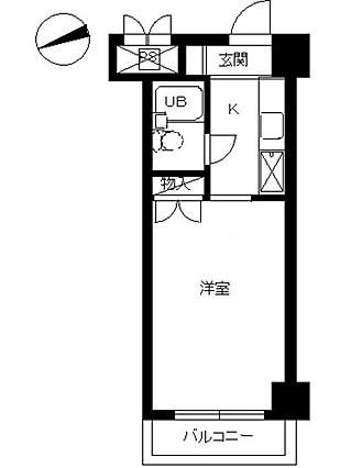 八王子市上野町のマンションの間取り