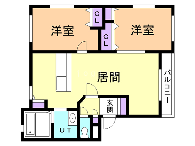 ラフィーネ上ノ橋の間取り