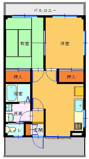 江戸川区春江町のマンションの間取り