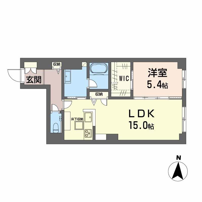 プレミアス学南の間取り