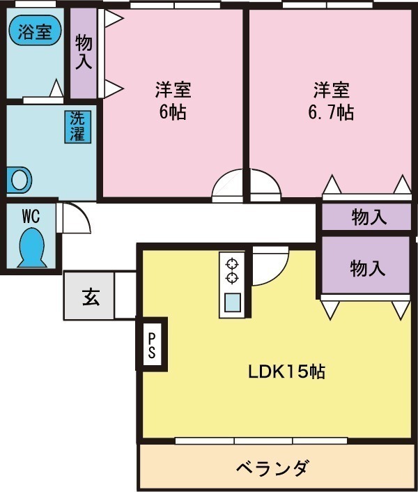 ホライズンマンションの間取り