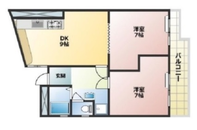 上高田4丁目団地1号棟の間取り