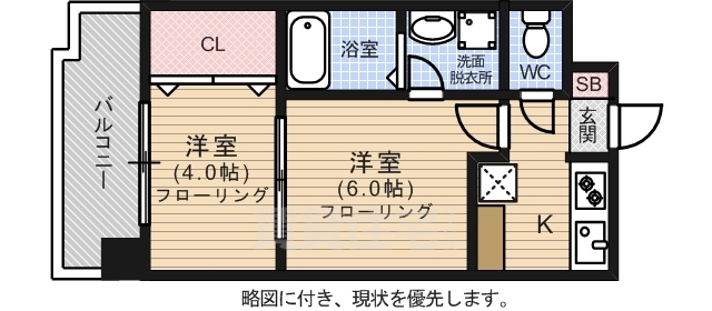 エステートモア平尾倶楽部の間取り