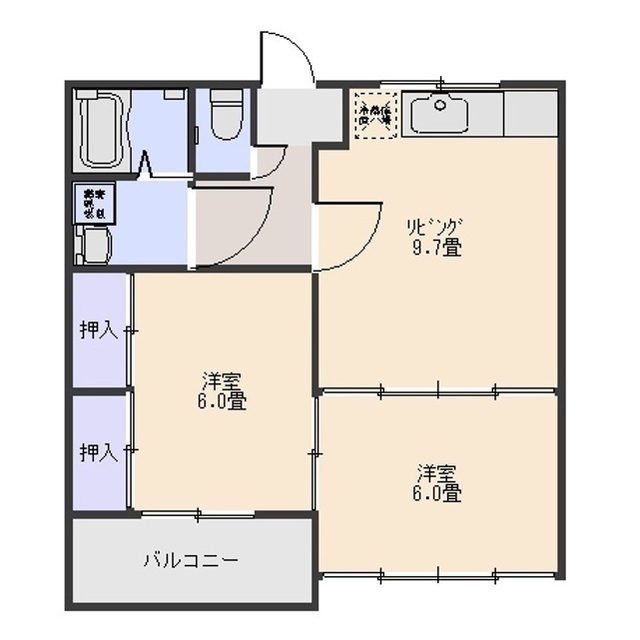 ヴィレッジ小嶋の間取り