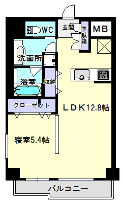 Collection名駅IIの間取り