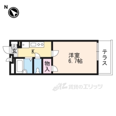 レオパレスカルム大津の間取り