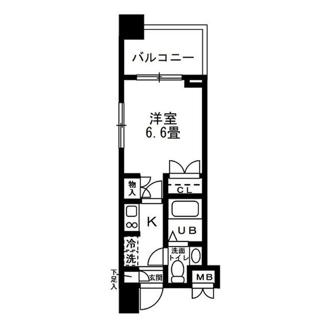 レジディア錦糸町の間取り