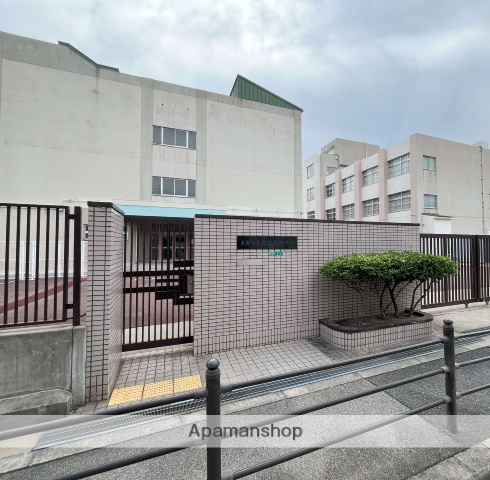 中学校　阿倍野中学校（中学校）まで501m