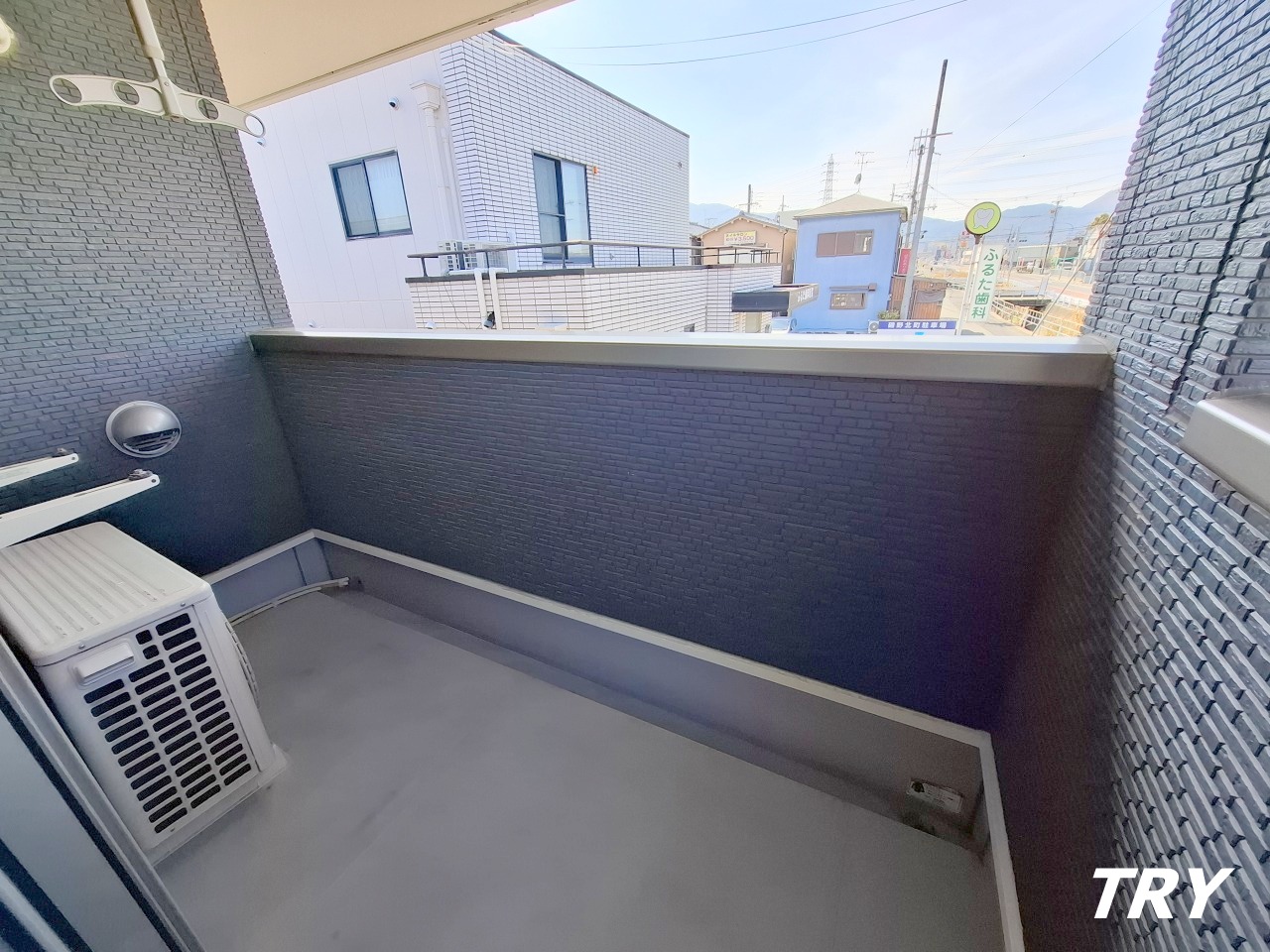 バルコニー　西向きのバルコニー