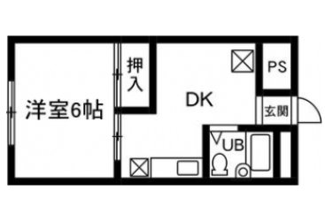 ハイツ波志江Ａの間取り