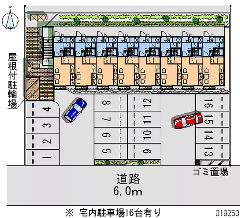 駐車場　配置図