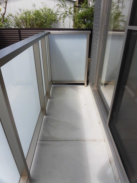 バルコニー　南向きのバルコニーです