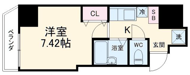 ヒルズ八幡山の間取り