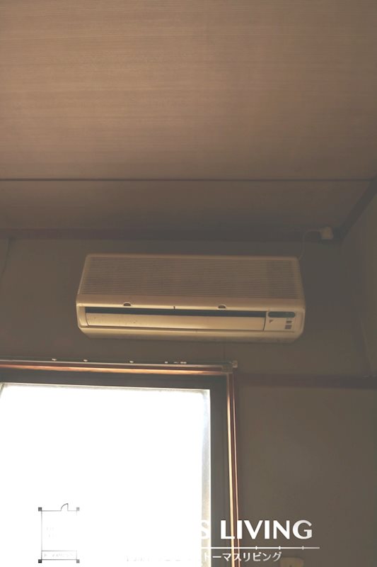 その他設備　エアコンが付いているので、暑い日も寒い日も安心ですね。