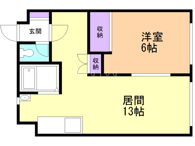 コーポ東商の間取り