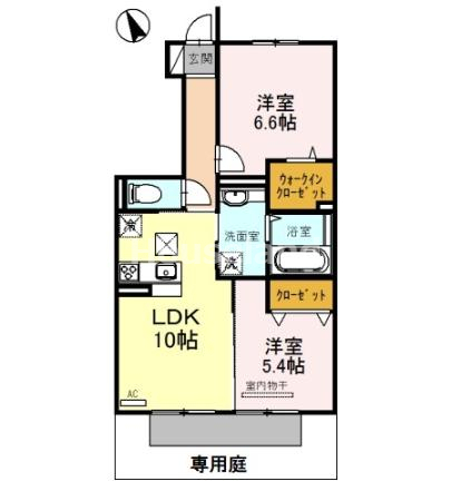 レセンテシャトーの間取り