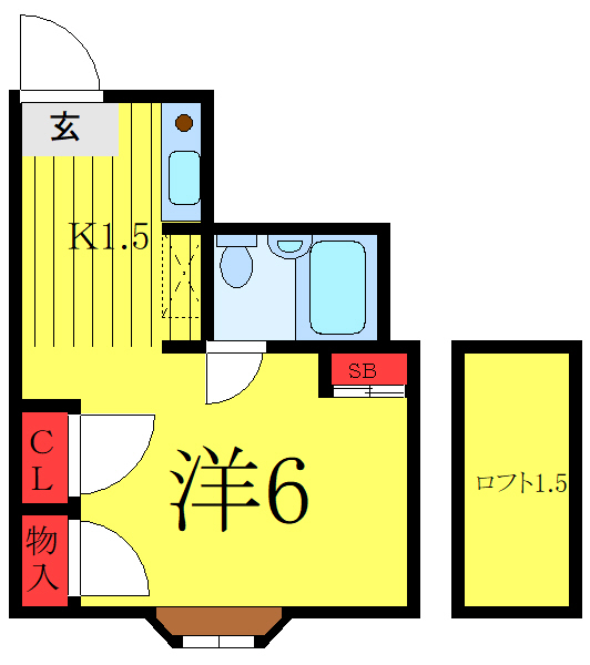 東京都北区赤羽西４（アパート）の賃貸物件の間取り