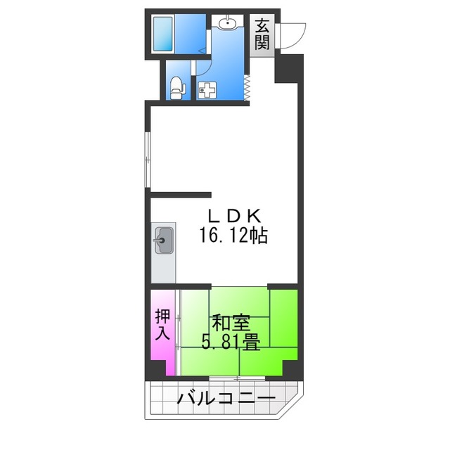 朝日プラザ江戸堀の間取り