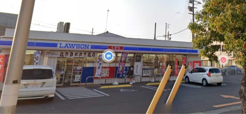 コンビニ　ローソン（コンビニ）まで496m