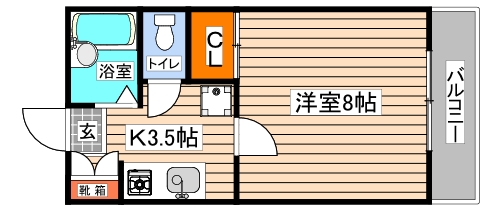 Coeur東の間取り