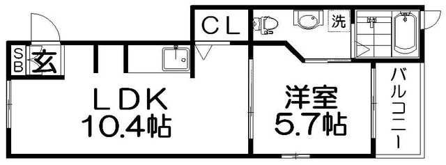 ルミエールハタの間取り