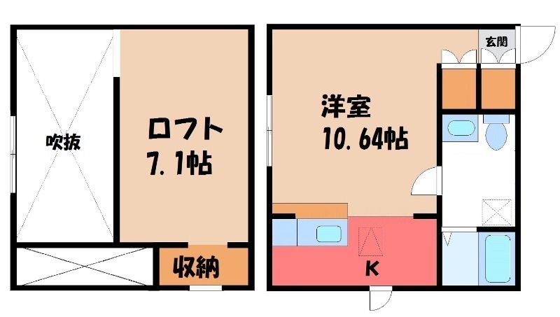 プリマカスターニャ宇都宮 壱番館の間取り