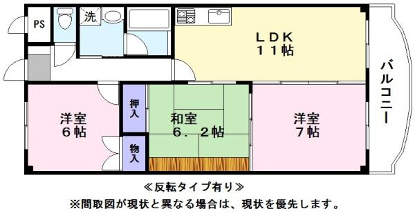 クレストＹＭＤ２の間取り