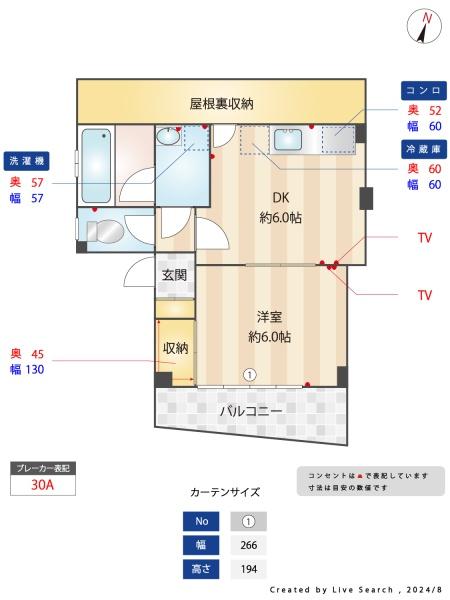 サンフジの間取り