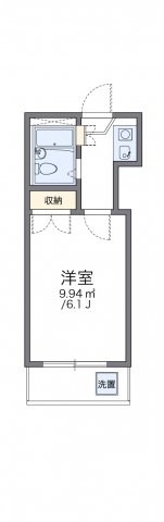 レオパレス八幡新田第１の間取り