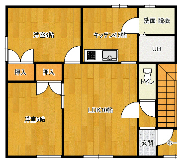 ベルエールIIの間取り