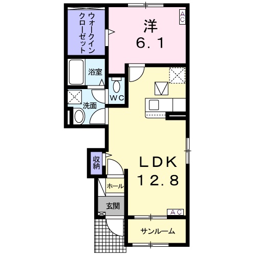 フォンテーヌIIの間取り