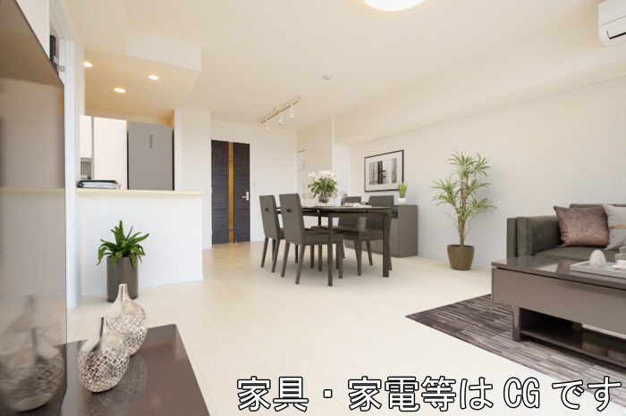 居室・リビング　家具置いた場合イメージ