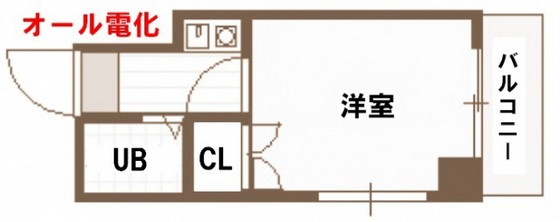 広島市南区宇品海岸のマンションの間取り