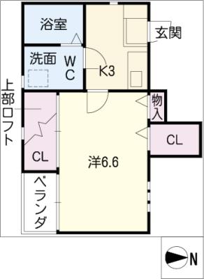 【ＡＸＩＳ名城　ＥＡＳＴ棟の間取り】