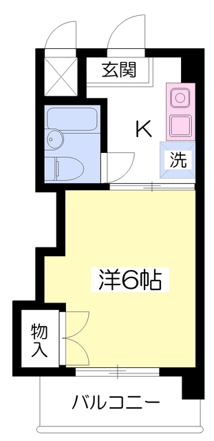 松山市味酒町のマンションの間取り