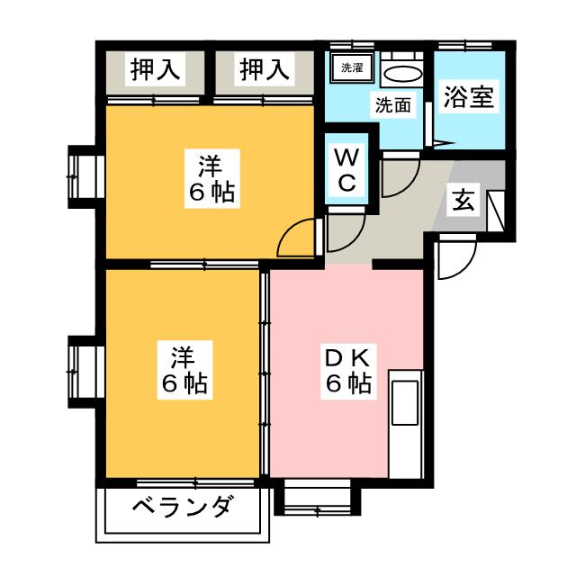 リバーハイツ白羽の間取り