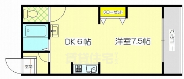 アーク住之江の間取り