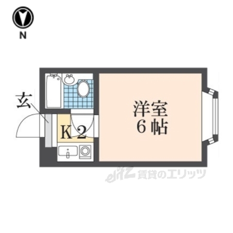 香芝市逢坂のマンションの間取り