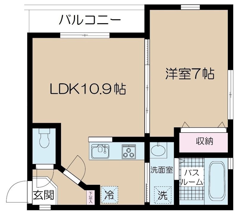 NSGATE勝どきの間取り