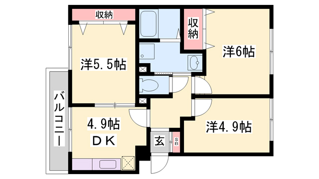 TSコスモスの間取り