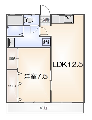 川渕マンションの間取り