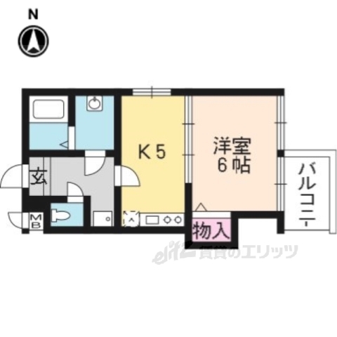 サザン桃山御陵の間取り