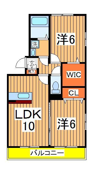 フェリーチェ　ヴィータＡの間取り