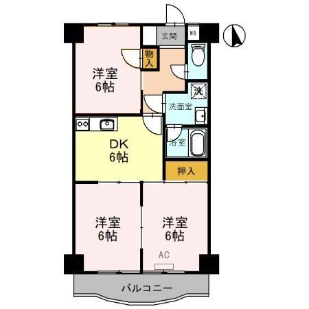 ヒルクレスト東大宮の間取り