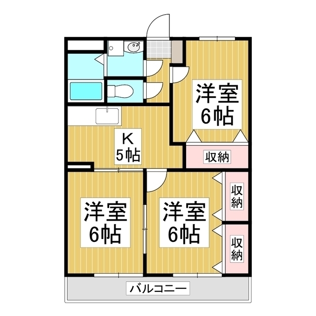 マンショングランヴェール　２号館の間取り